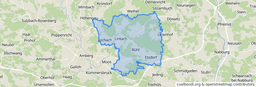 Mapa de ubicacion de Freudenberg.