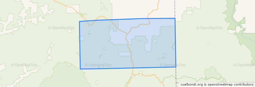 Mapa de ubicacion de Abbott Township.