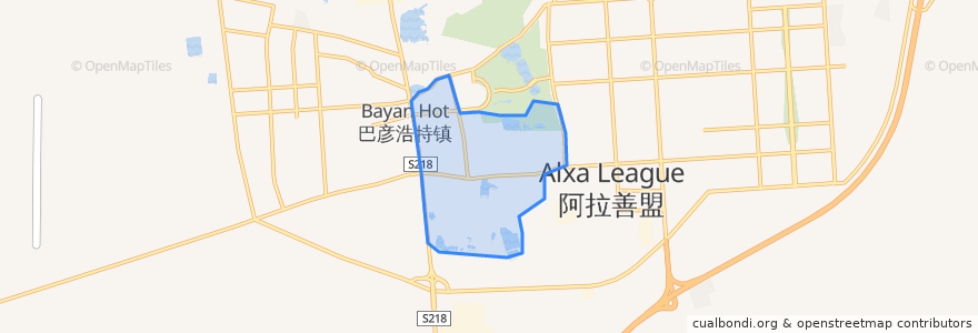 Mapa de ubicacion de Xinhua Subdistrict.