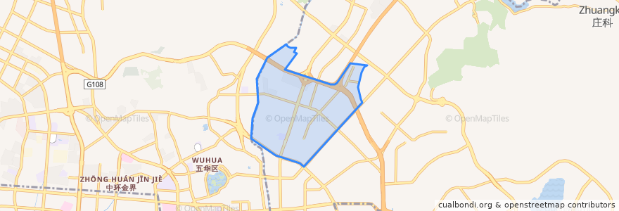 Mapa de ubicacion de 联盟街道.