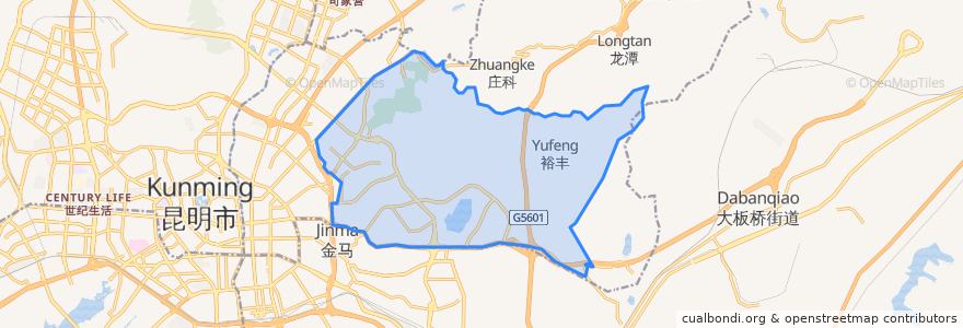 Mapa de ubicacion de 青云街道.