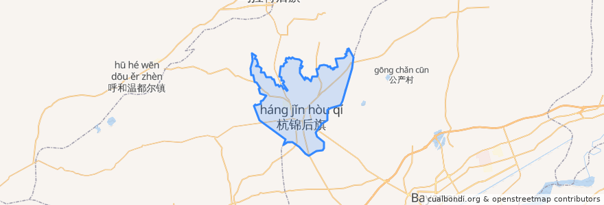 Mapa de ubicacion de 陕坝镇.