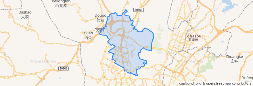 Mapa de ubicacion de Puji Subdistrict.