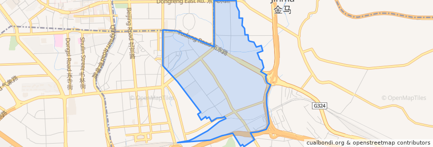 Mapa de ubicacion de 吴井街道.