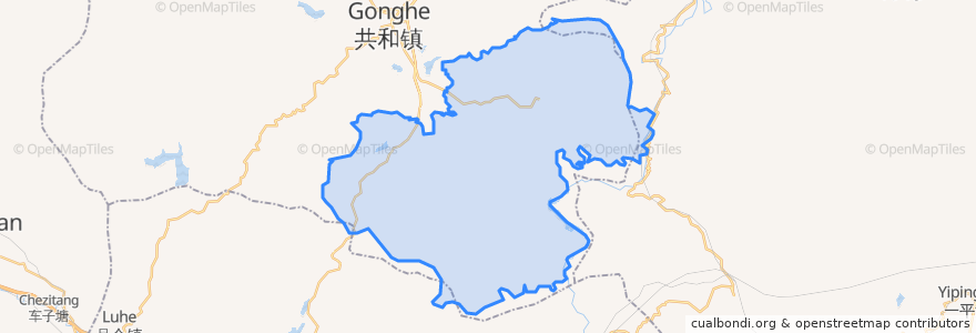 Mapa de ubicacion de Jiangpo.