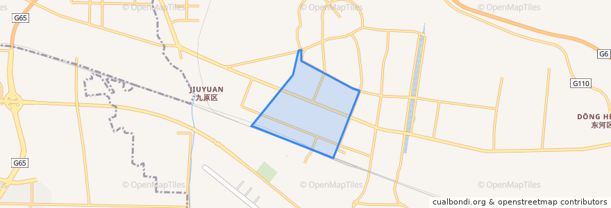 Mapa de ubicacion de 东站街道.