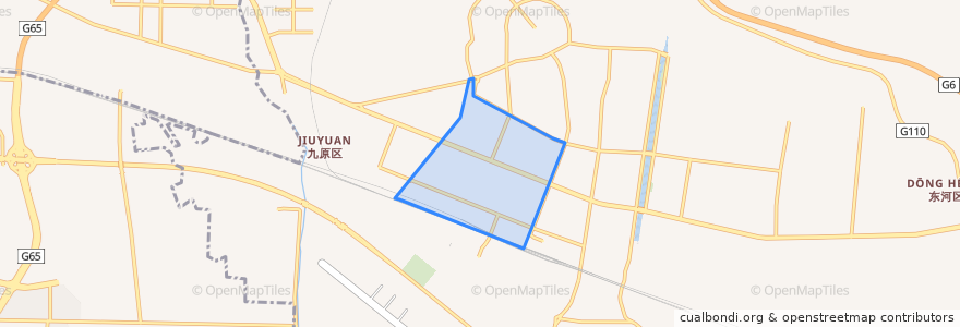 Mapa de ubicacion de 东站街道办事处.