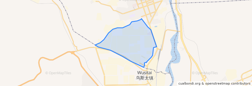 Mapa de ubicacion de 乌达经济开发区.