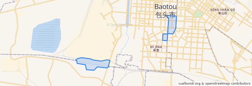 Mapa de ubicacion de 市府东路街道.