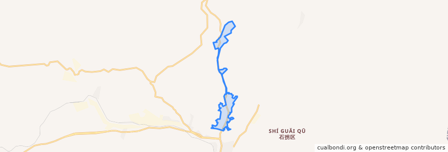 Mapa de ubicacion de 大磁街道.