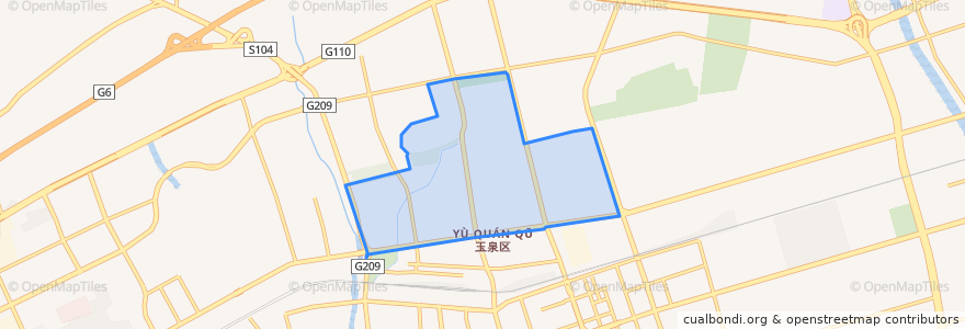 Mapa de ubicacion de 海拉尔东路街道办.