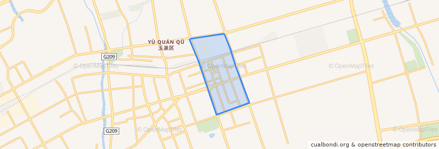 Mapa de ubicacion de 东街街道办.