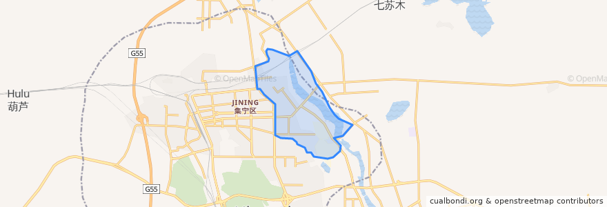 Mapa de ubicacion de 常青街道办.