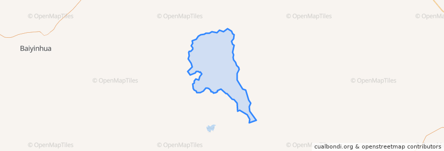 Mapa de ubicacion de Ulan Daba Sum.