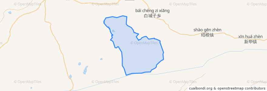 Mapa de ubicacion de 巴拉奇如德苏木 ᠪᠠᠯᠴᠢᠷᠤᠳ ᠰᠤᠮᠤ.