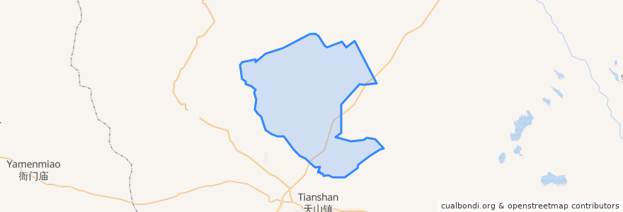 Mapa de ubicacion de 新民乡 ᠰᠢᠨ ᠮᠢᠨ ᠰᠢᠶᠠᠩ.