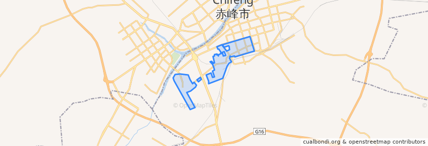 Mapa de ubicacion de 站前街道办.