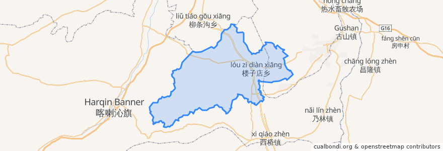 Mapa de ubicacion de 十家满族乡.