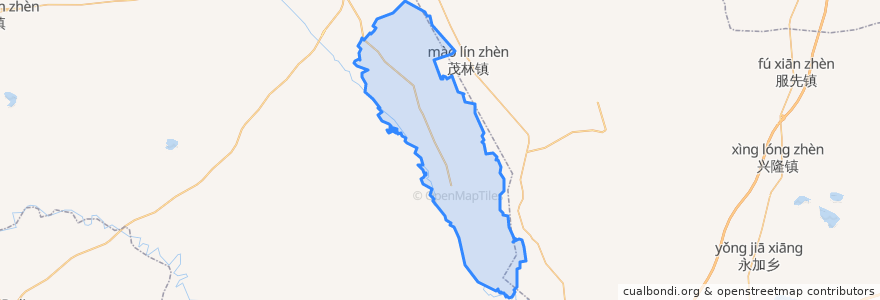 Mapa de ubicacion de 胜利乡 ᠱᠧᠩ ᠯᠢ ᠰᠢᠶᠠᠩ.