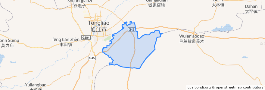 Mapa de ubicacion de 清河镇.