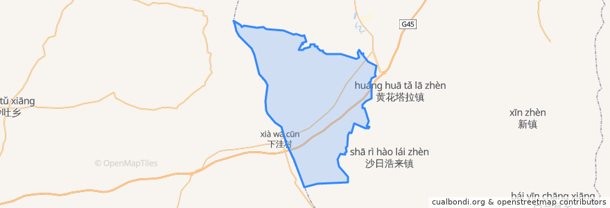 Mapa de ubicacion de 义隆永镇 ᠢ ᠯᠦᠩ ᠶᠦᠩ ᠪᠠᠯᠭᠠᠰᠤ.