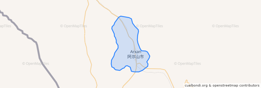 Mapa de ubicacion de 温泉街道.