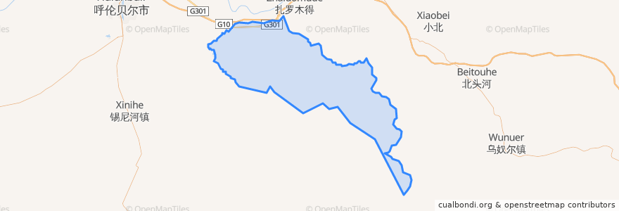 Mapa de ubicacion de 巴彦查岗苏木.