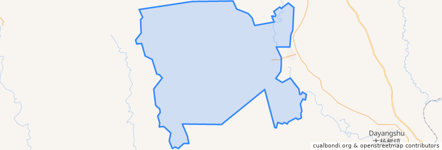 Mapa de ubicacion de 大兴安岭农场管理局扎兰河农场.