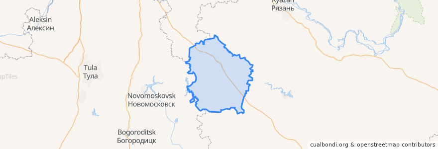 Mapa de ubicacion de Mikhaylovsky District.