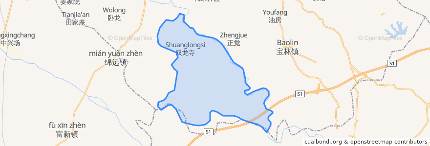 Mapa de ubicacion de 永河镇.