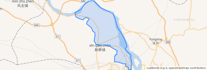 Mapa de ubicacion de 九莲街道.