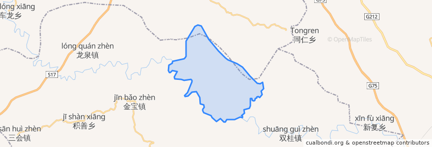 Mapa de ubicacion de Taihe.