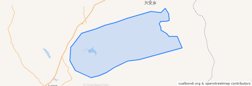 Mapa de ubicacion de 襄河农场.