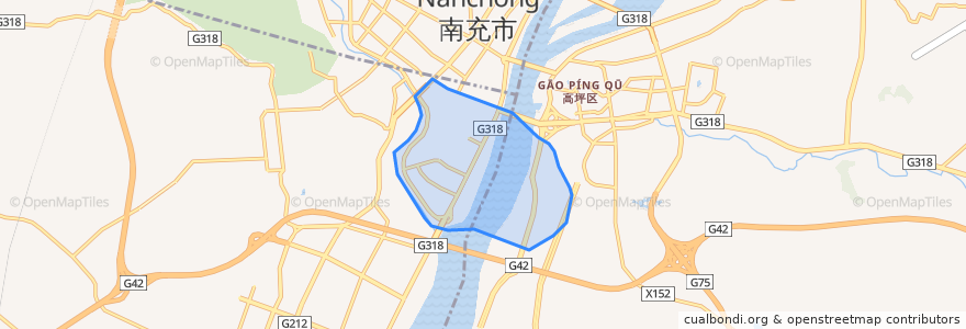 Mapa de ubicacion de 东南街道.