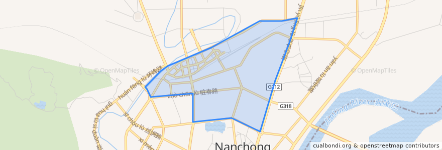 Mapa de ubicacion de 和平路街道.