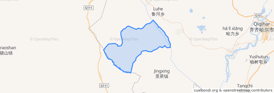 Mapa de ubicacion de 山泉镇.