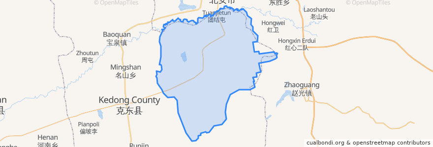 Mapa de ubicacion de 玉岗镇.