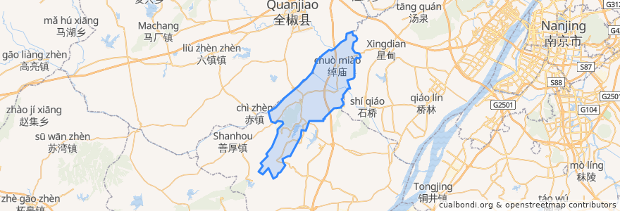 Mapa de ubicacion de 石杨镇.