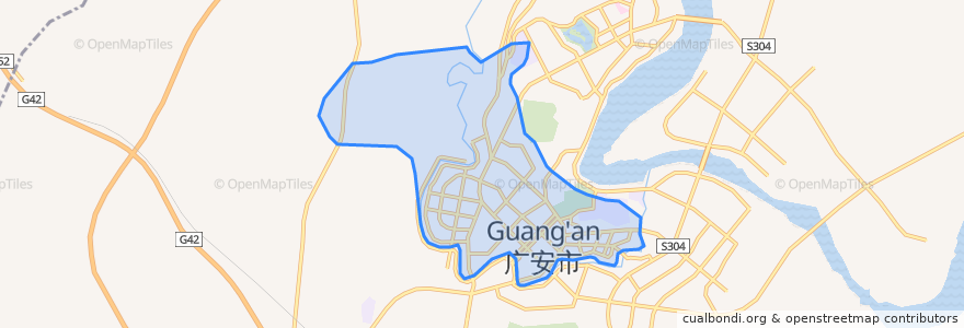 Mapa de ubicacion de 广福街道.