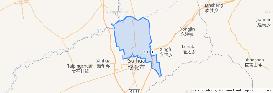 Mapa de ubicacion de 东富镇.