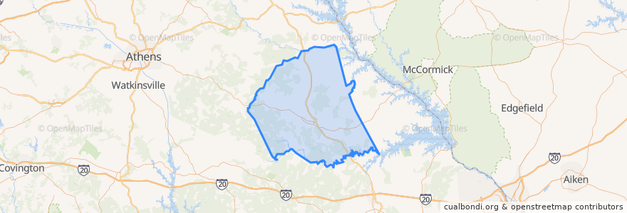 Mapa de ubicacion de Wilkes County.