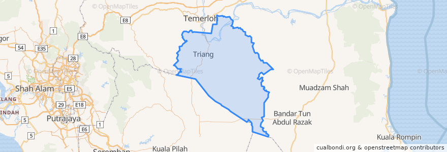 Mapa de ubicacion de برا پاهانگ.
