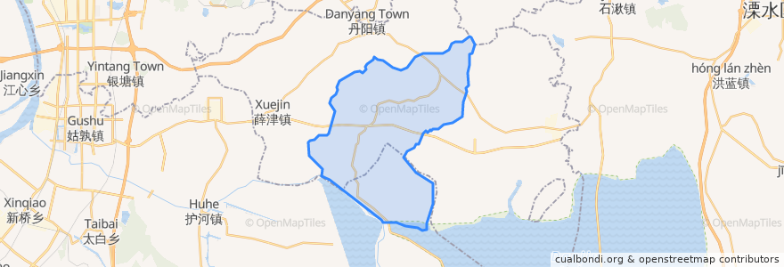 Mapa de ubicacion de 新市镇.