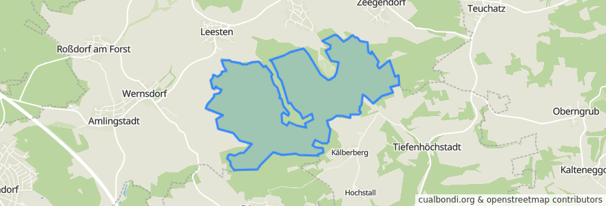 Mapa de ubicacion de Eichwald.