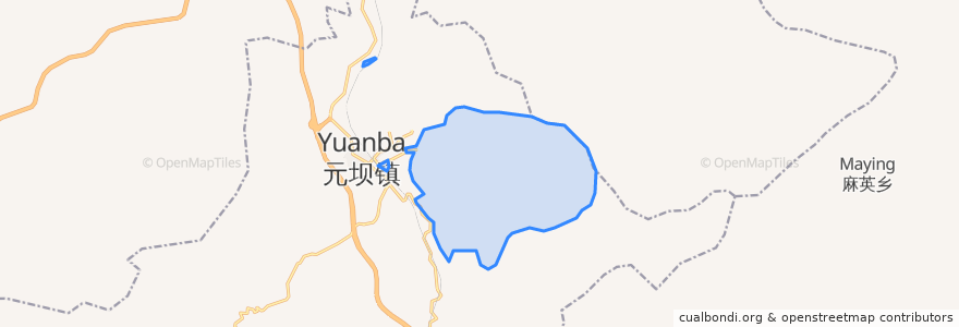 Mapa de ubicacion de 拣银岩街道.