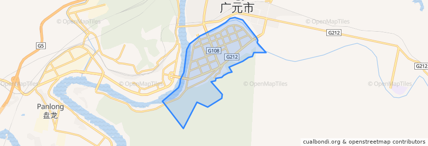 Mapa de ubicacion de 南河街道.