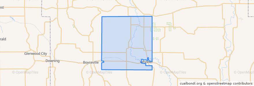 Mapa de ubicacion de Town of Hay River.