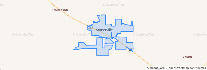 Mapa de ubicacion de Somerville.