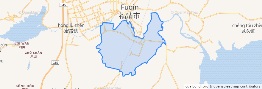 Mapa de ubicacion de 龙江街道.