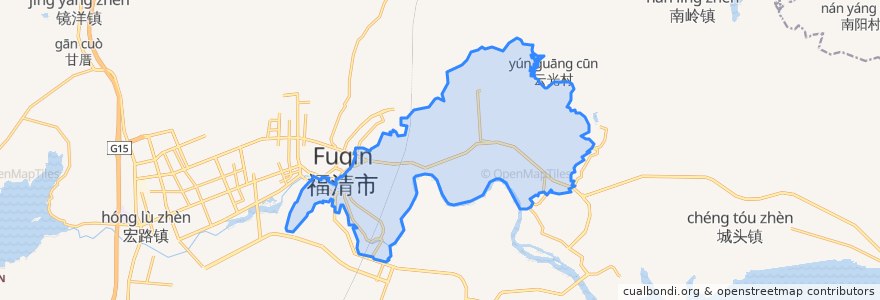 Mapa de ubicacion de 龙山街道.